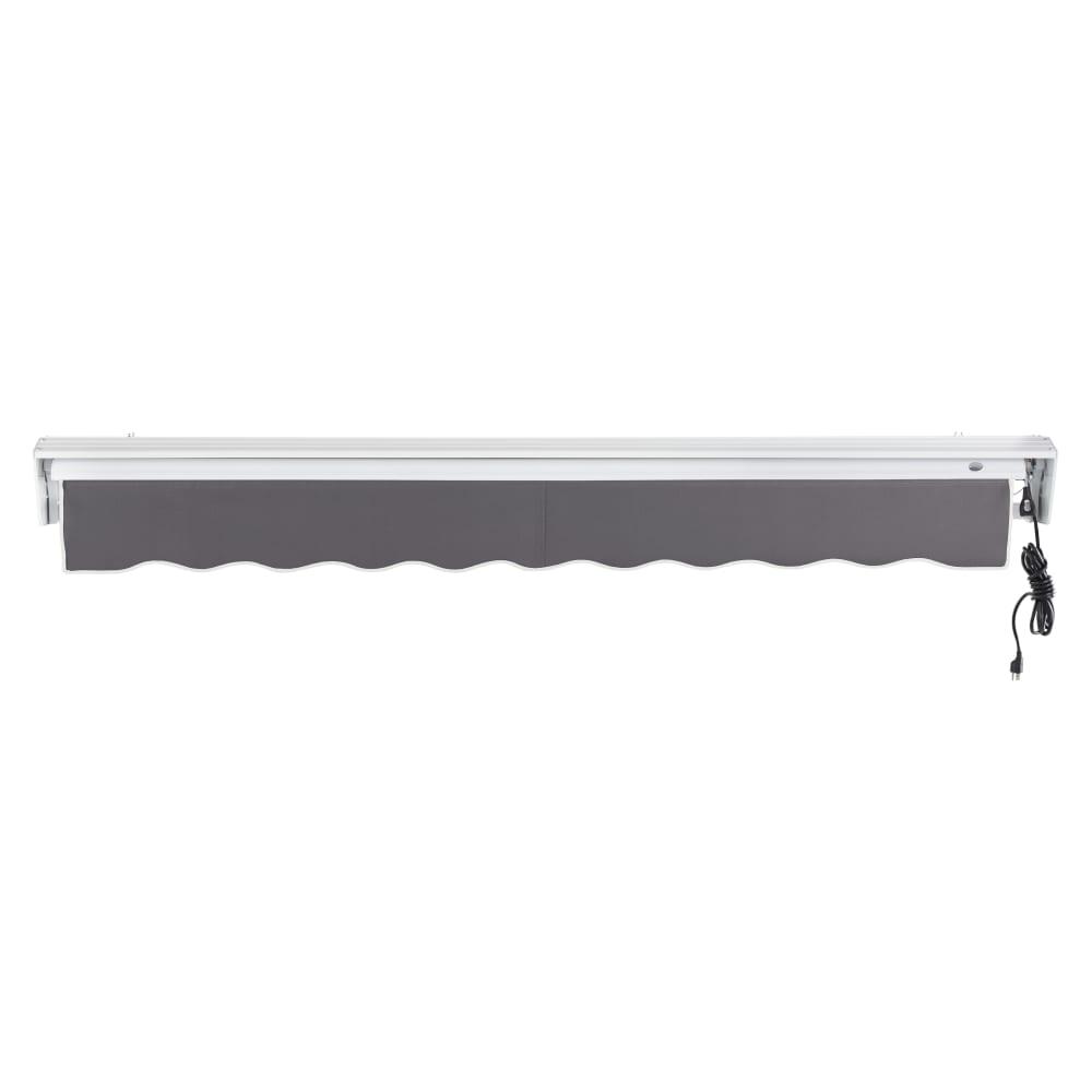 12' x 10' Destin Right Motor Right Motorized Patio Retractable Awning, Gunmetal. Picture 4