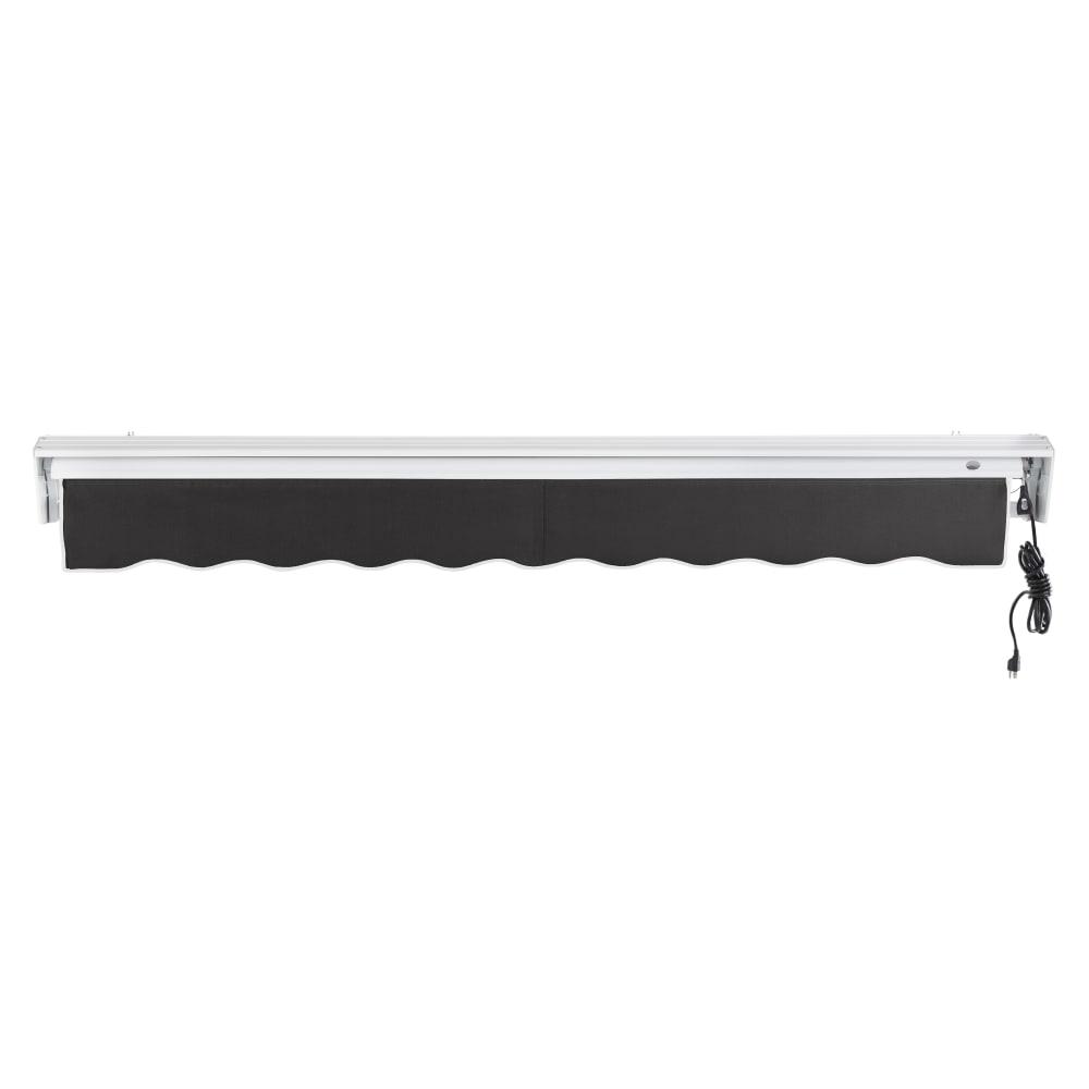 12' x 10' Destin Right Motor Right Motorized Patio Retractable Awning, Black. Picture 4