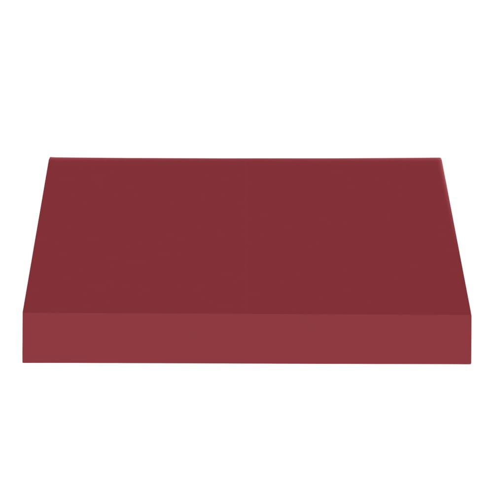 Awntech 5.375 ft New Yorker Fixed Awning Acrylic Fabric, Burgundy. Picture 2