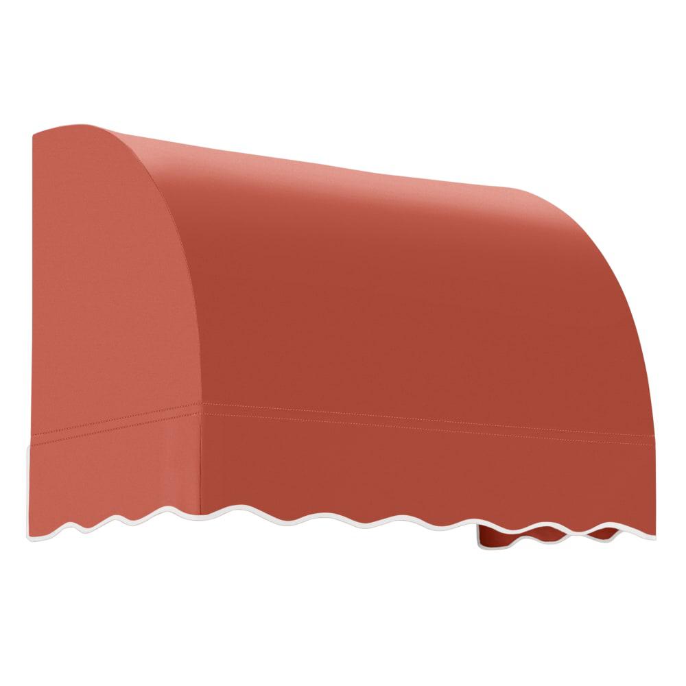 Awntech 4.375 ft Savannah Fixed Awning Acrylic Fabric, Terracotta. Picture 1