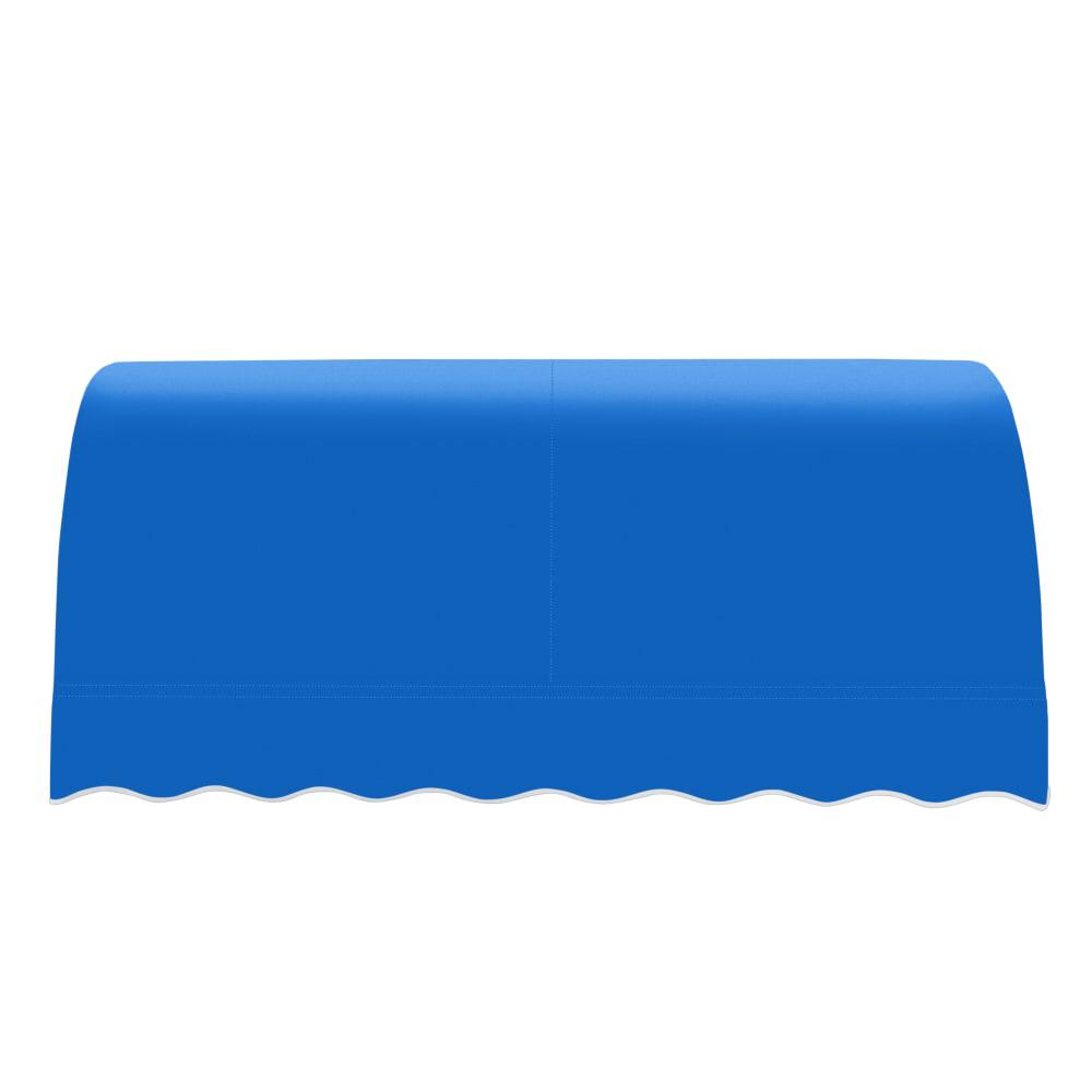 Awntech 5.375 ft Savannah Fixed Awning Acrylic Fabric, Bright Blue. Picture 2