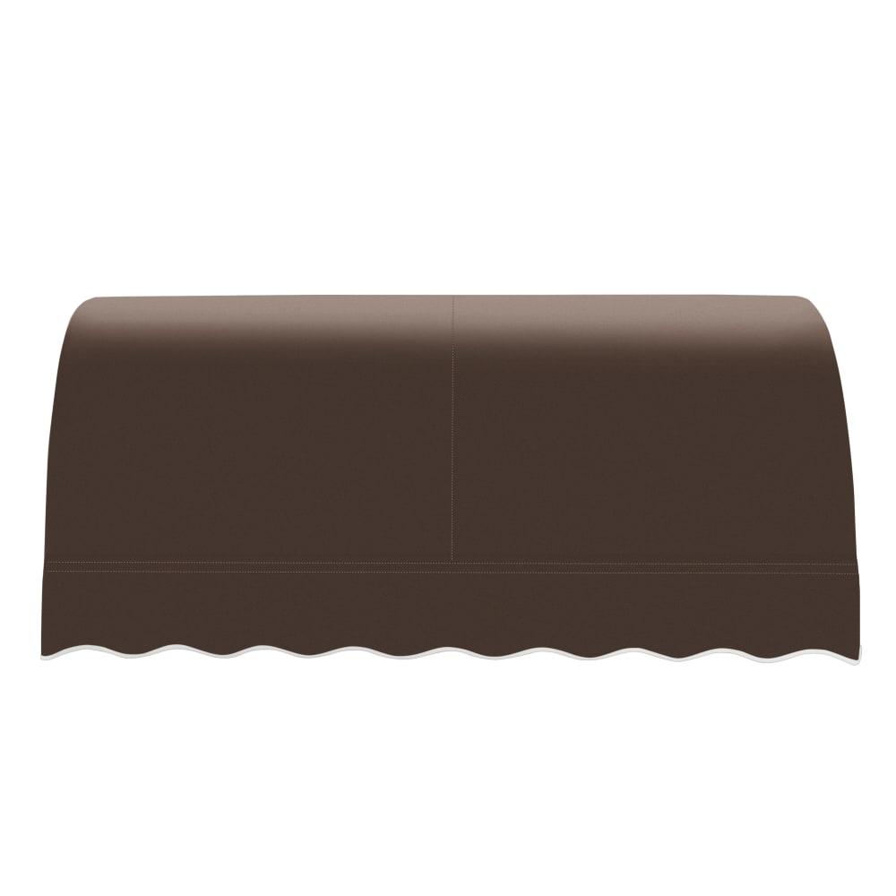 Awntech 5.375 ft Savannah Fixed Awning Acrylic Fabric, Brown. Picture 2