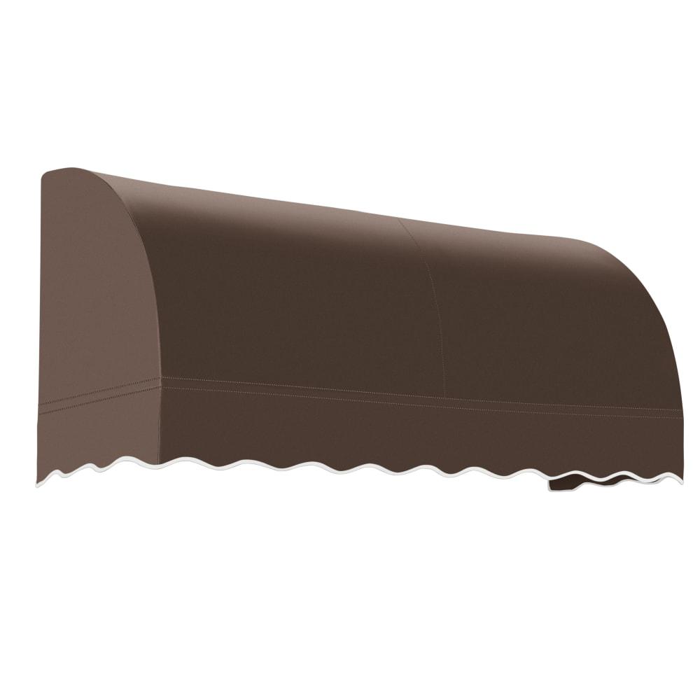 Awntech 5.375 ft Savannah Fixed Awning Acrylic Fabric, Brown. Picture 1