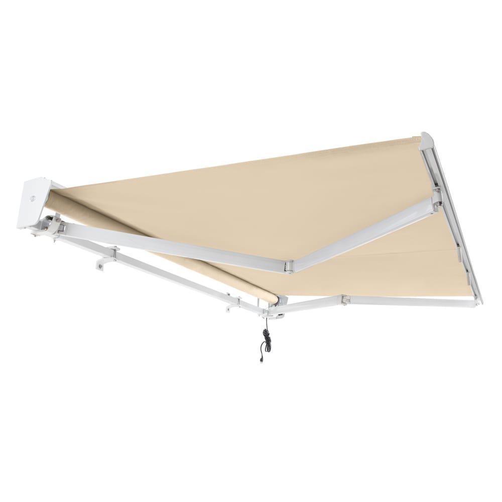 14' x 10' Destin Right Motor Right Motorized Patio Retractable Awning, Tan. Picture 7