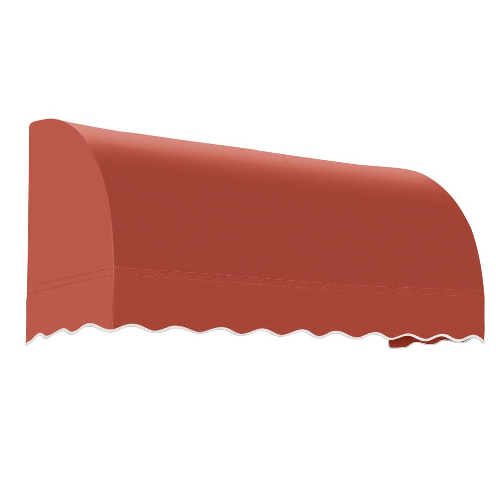 Awntech 6.375 ft Savannah Fixed Awning Acrylic Fabric, Terracotta. Picture 1