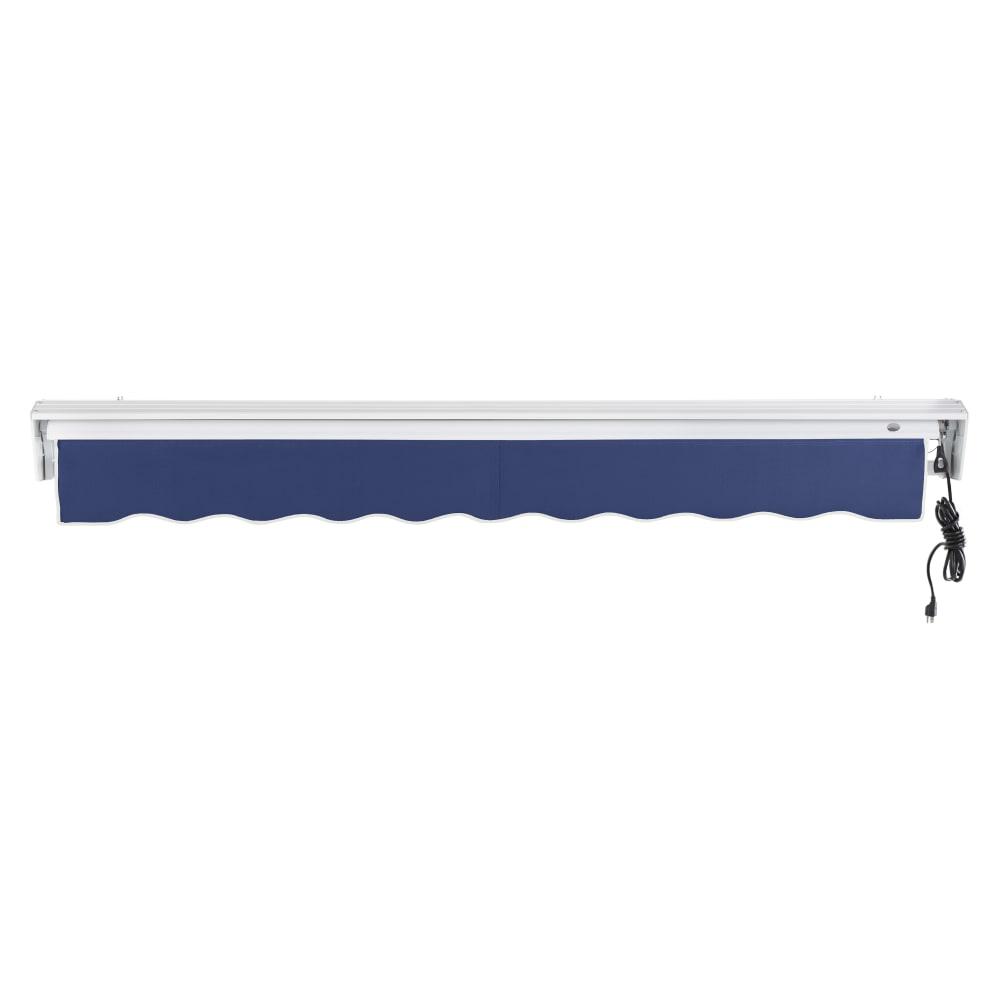 16' x 10' Destin Right Motor Right Motorized Patio Retractable Awning, Navy. Picture 4
