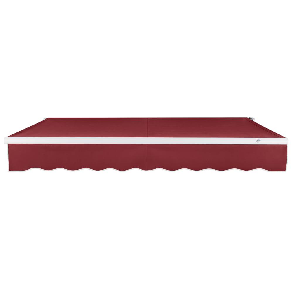 18' x 10' Maui Right Motor Right Motorized Patio Retractable Awning, Burgundy. Picture 3