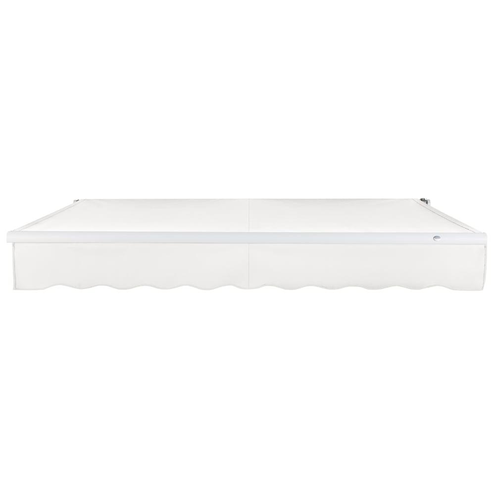16' x 10' Maui Right Motor Right Motorized Patio Retractable Awning, White. Picture 3