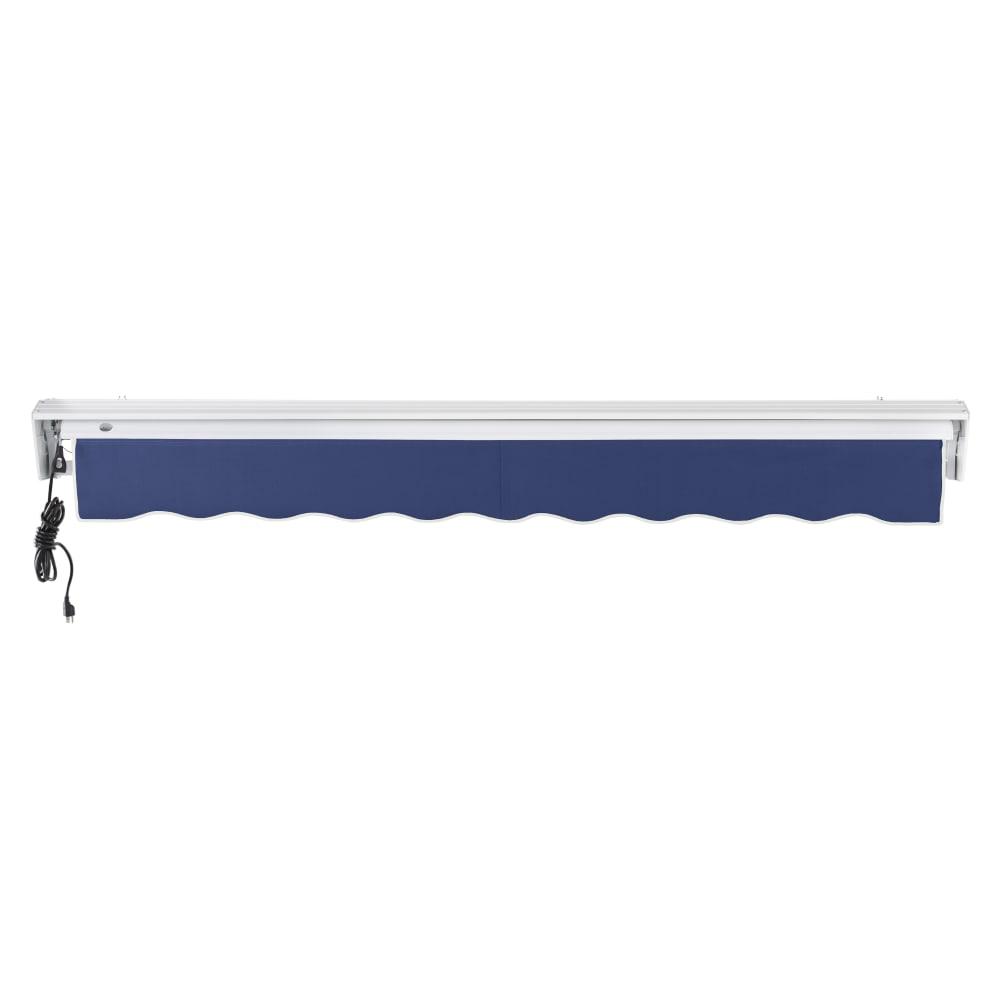10' x 8' Destin Left Motor Left Motorized Patio Retractable Awning, Navy. Picture 4