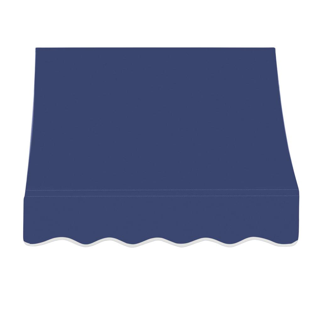 Awntech 3.375 ft Nantucket Fixed Awning Acrylic Fabric, Navy. Picture 2