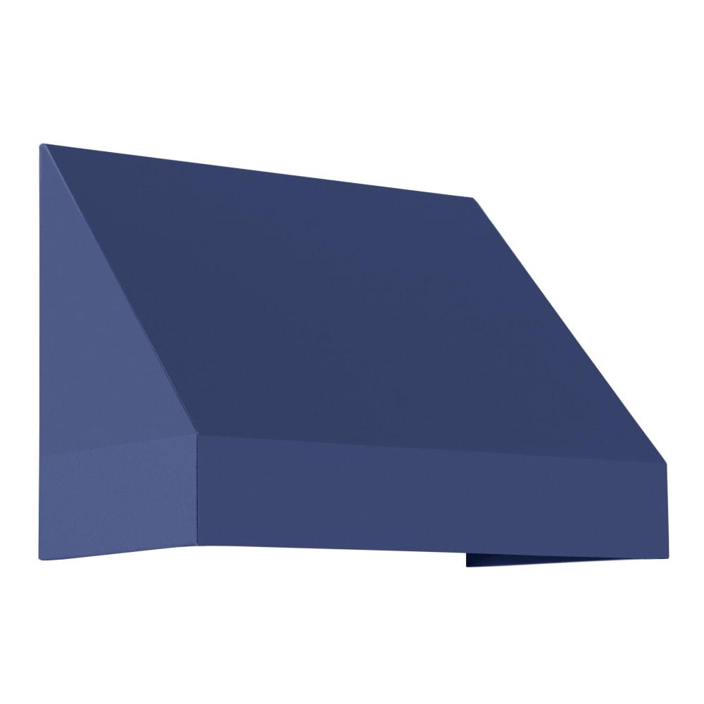 Awntech 4.375 ft New Yorker Fixed Awning Acrylic Fabric, Navy. Picture 1