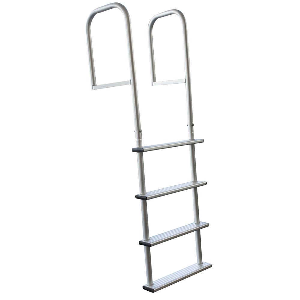 4 Step Removable Aluminum Dock Ladder. Picture 1