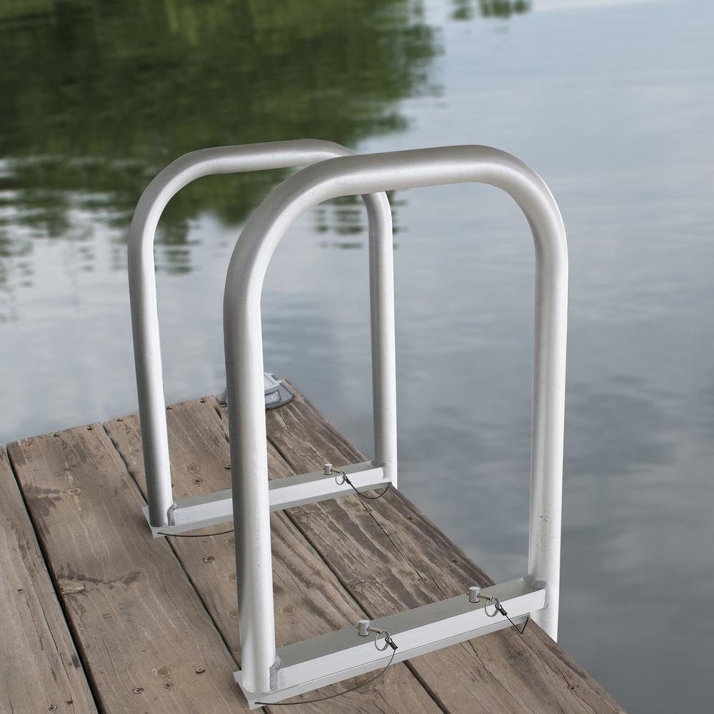 4 Step Removable Aluminum Dock Ladder. Picture 2