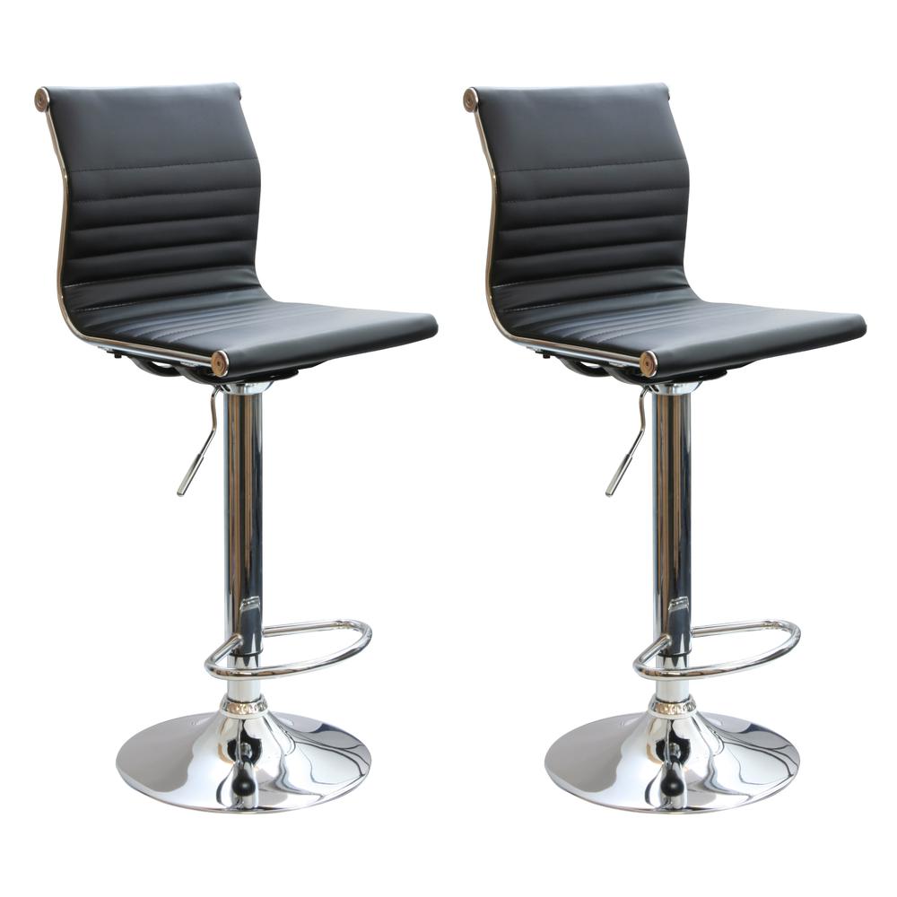AmeriHome Modern Sophisticated Bar Stool - 2 Piece. Picture 1