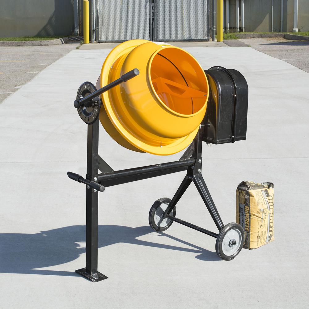 3.5 Cubic Foot Electric Cement Mixer. Picture 6