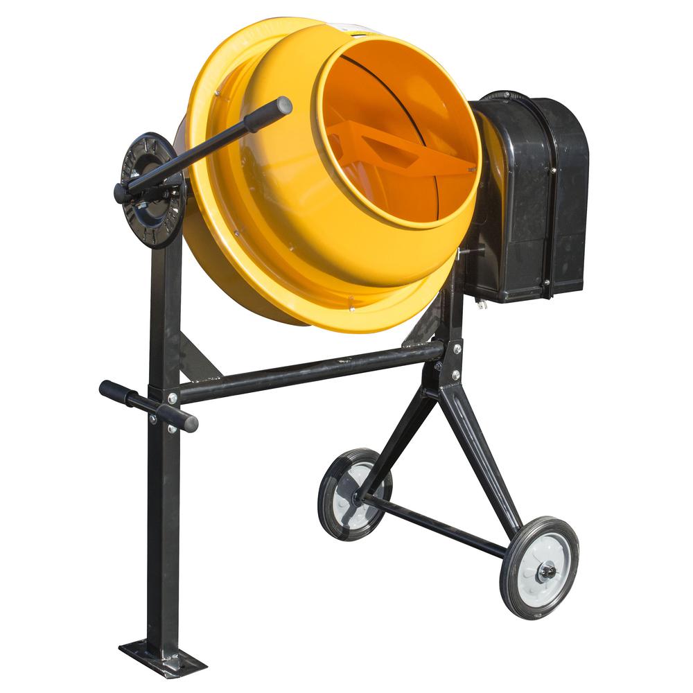 3.5 Cubic Foot Electric Cement Mixer. Picture 1