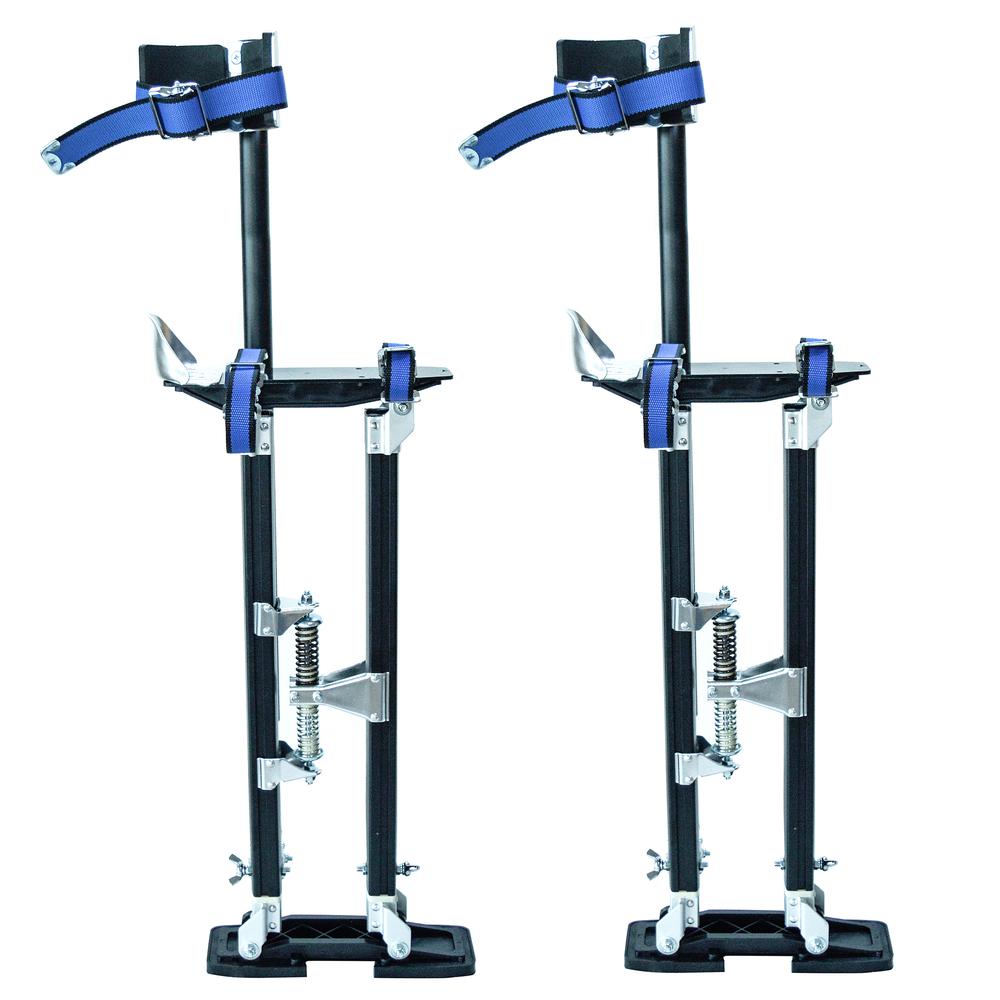 Adjustable Magnesium Drywall Stilts (24" - 40"). Picture 1