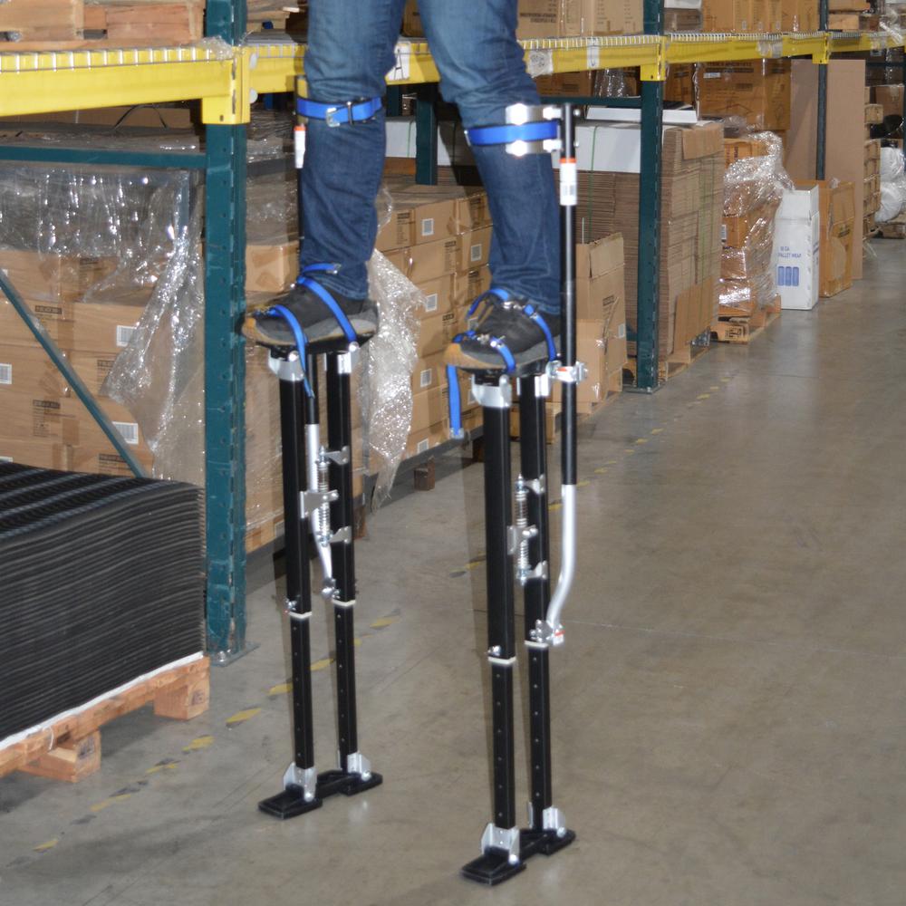 Adjustable Magnesium Drywall Stilts (24" - 40"). Picture 4
