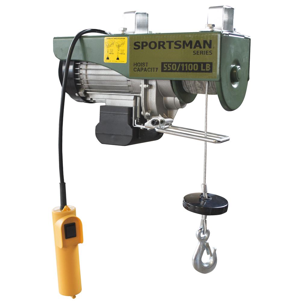 Electric Game Hoist wth 1/2 Ton Capacity. Picture 1