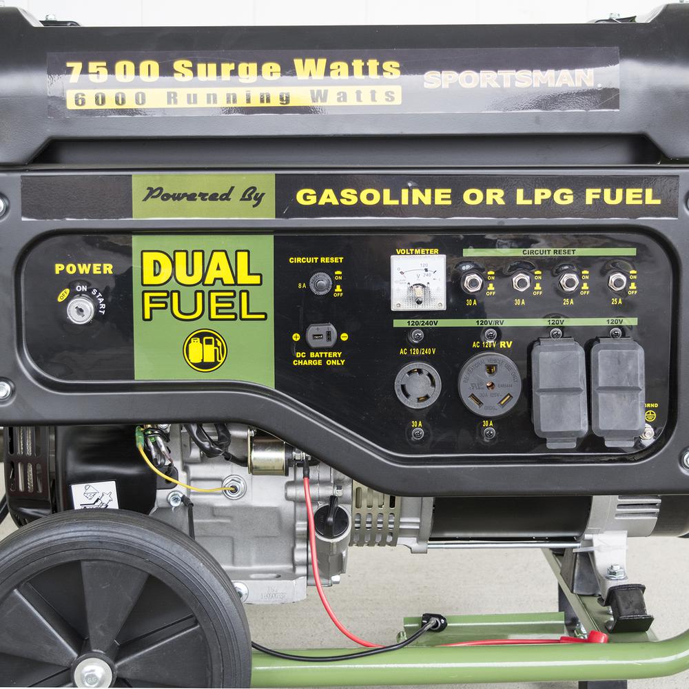 Combo Kit - 2000 Surge Watt Generator & 7500 Surge Watt Dual Fuel Generator. Picture 4