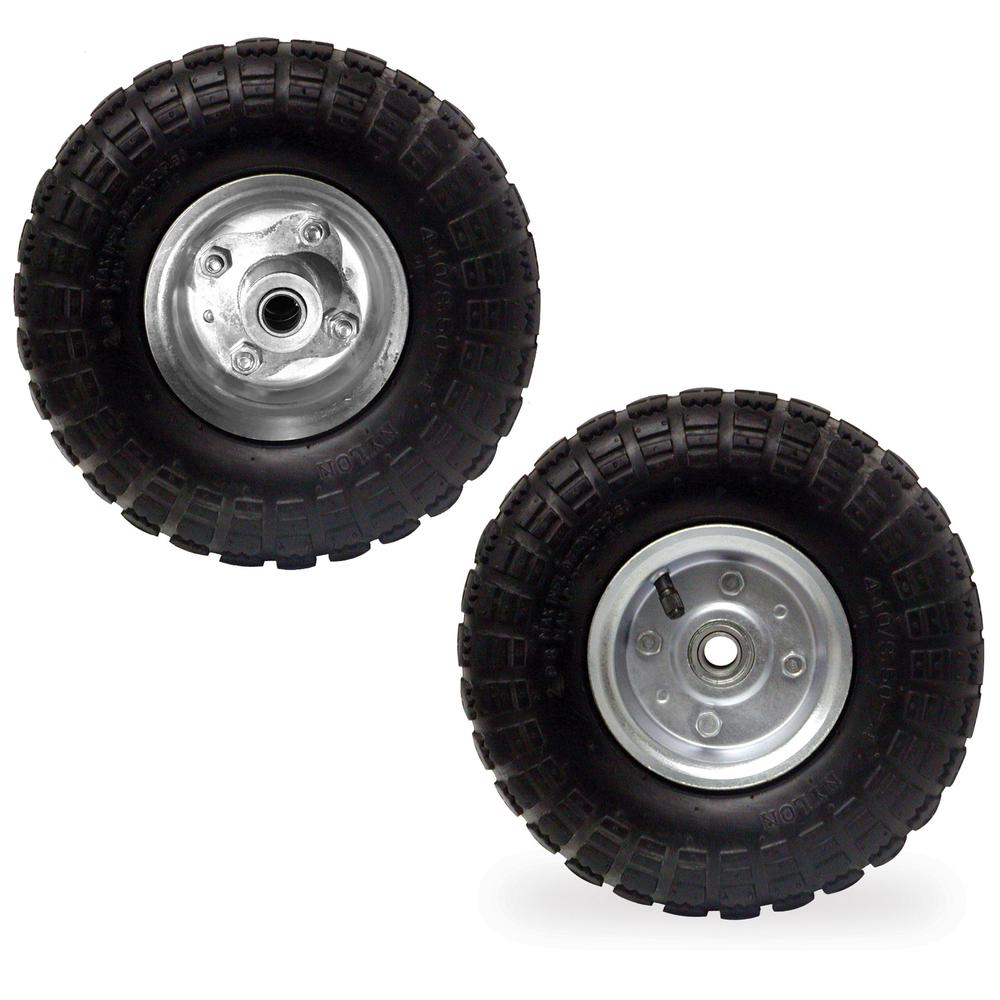 10 in. Pneumatic Tire - 2 Piece Set. Picture 1