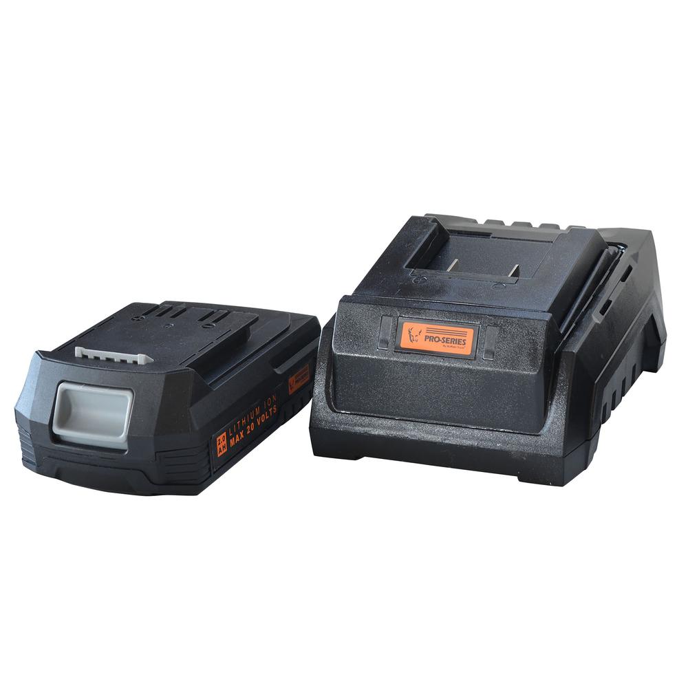 20V Lithium Ion Rechargeable Battery and Quick Charger. Picture 1