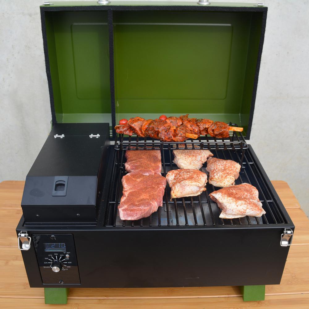 Portable Electric Start Wood Pellet Grill. Picture 2
