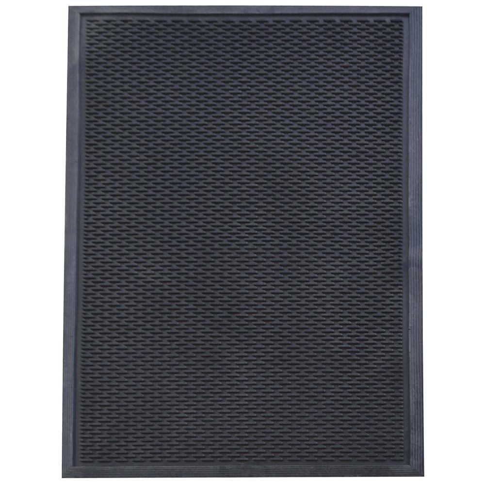 3 x 5 Foot Commercial Slotted Scraper Rubber Mat. Picture 1