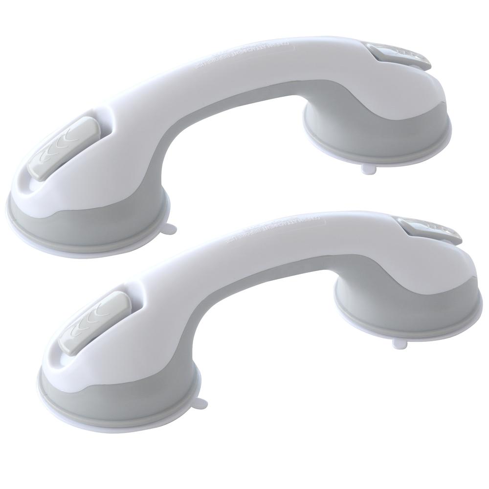 12 in. Repositionable Suction Grab Bar  - 2 Piece Set. Picture 2