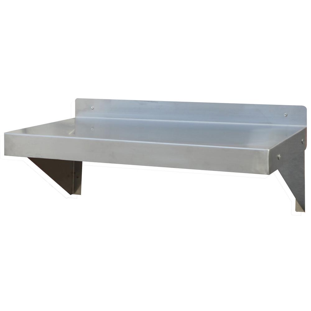 48" Stainless Steel Work Table & Shelf. Picture 3