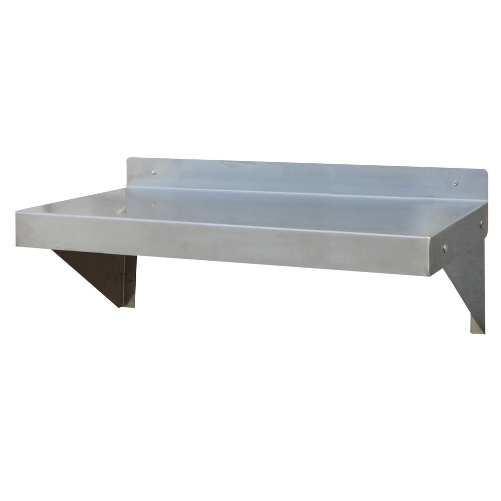 24 Inch Stainless Steel Wall Shelf. Picture 1
