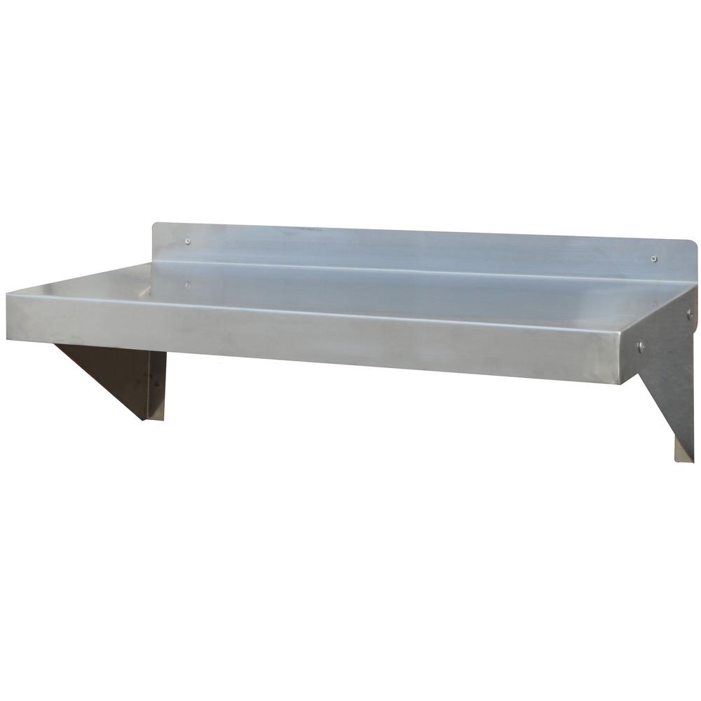 36 Inch Stainless Steel Wall Shelf. Picture 1