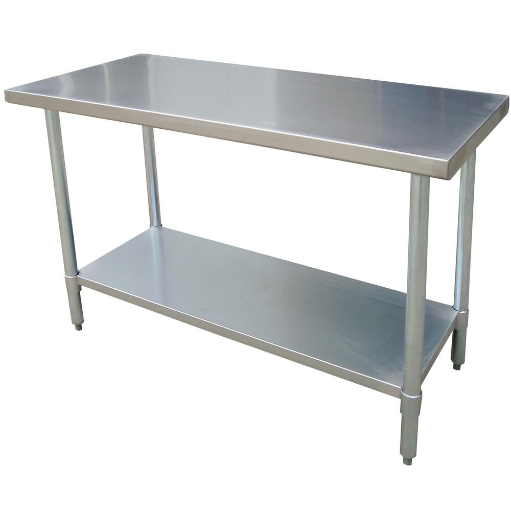 Stainless Steel Work Table 24 x 48 Inches. Picture 1