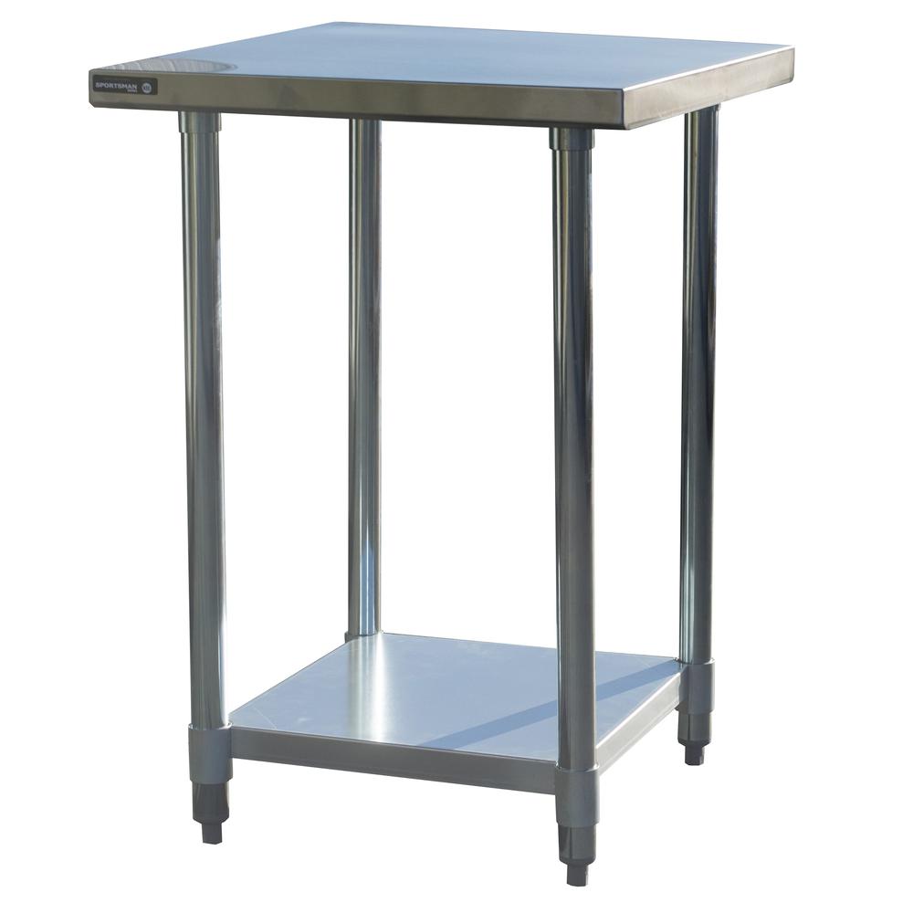 Stainless Steel Work Table 24 x 24 Inches. Picture 3