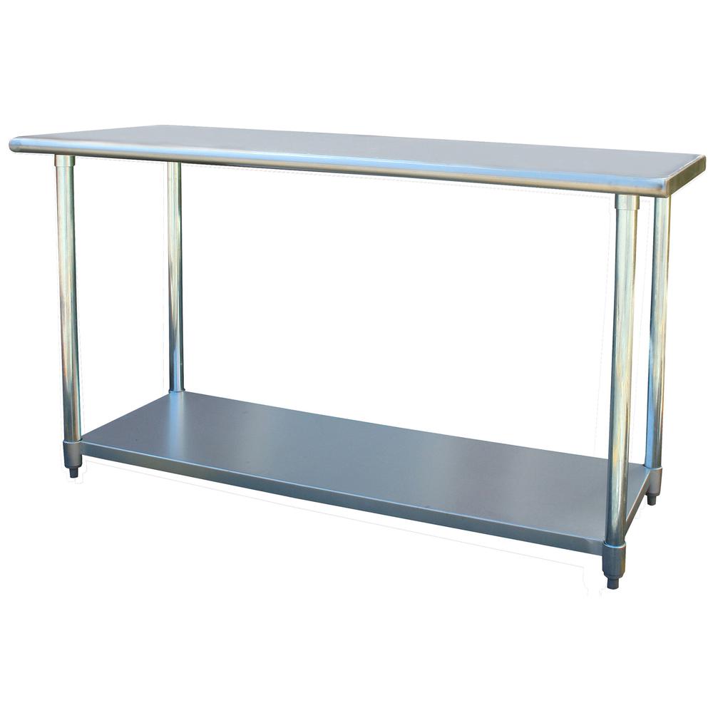 Stainless Steel Work Table 24 x 60 Inches. Picture 1