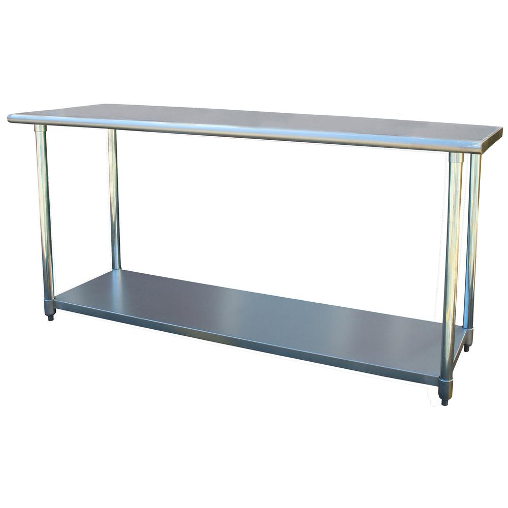Stainless Steel Work Table 24 x 72 Inches. Picture 1