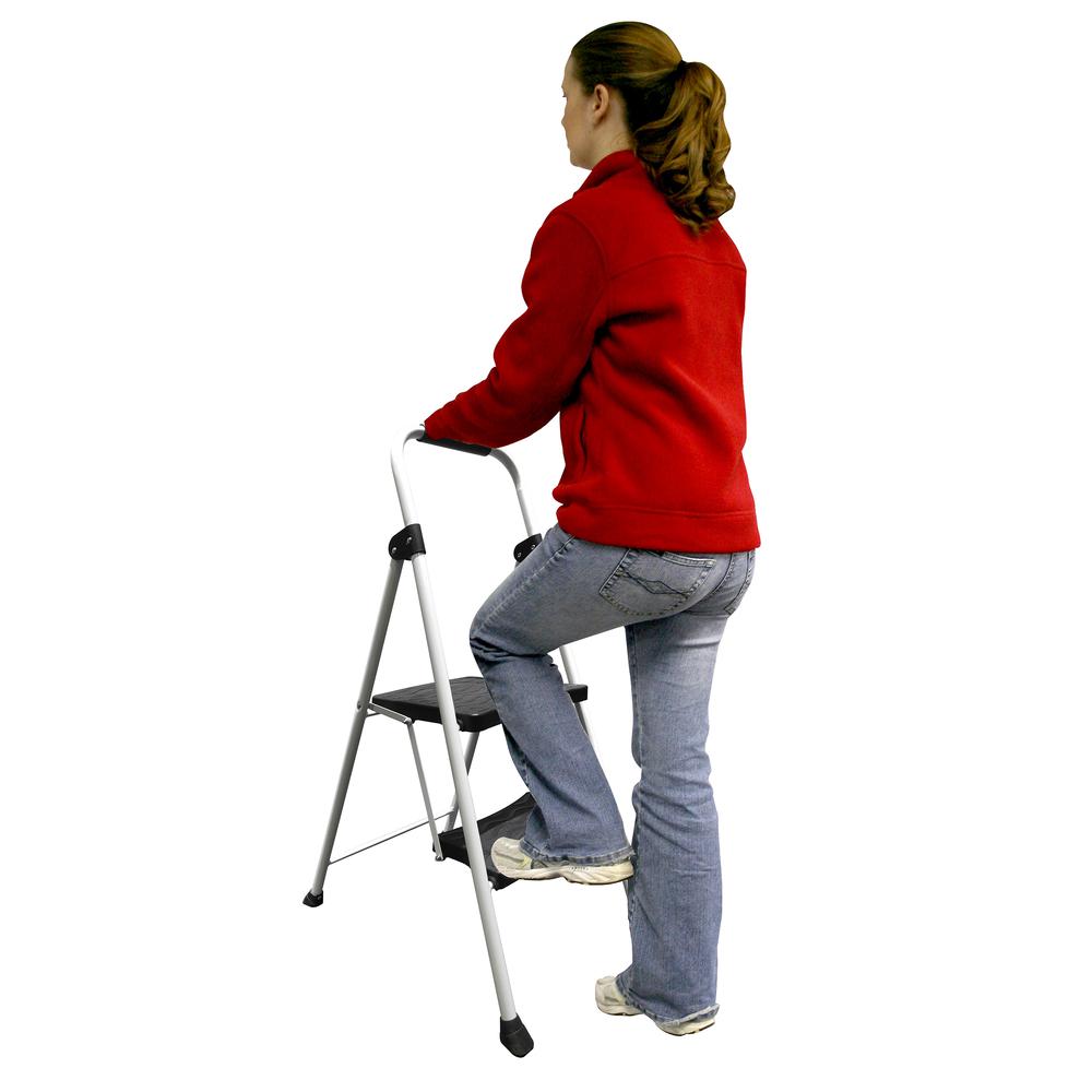 Two Step Folding Utility Step Ladder. Picture 4