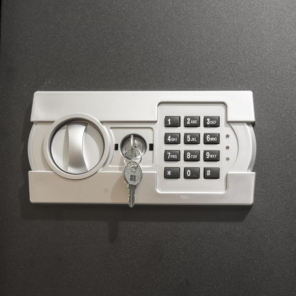 Wall Safe with Electronic Lock - Black. Picture 7