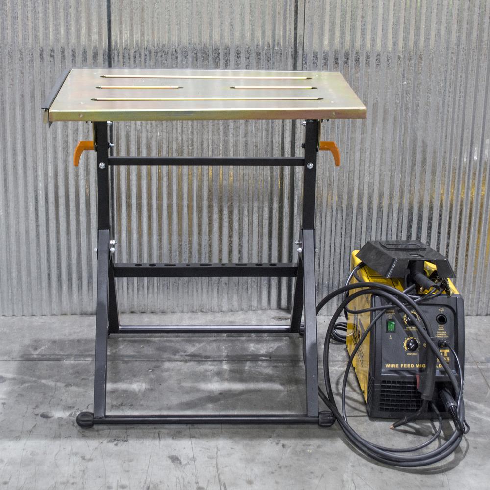 Adjustable Flameproof Steel Welding Table. Picture 3