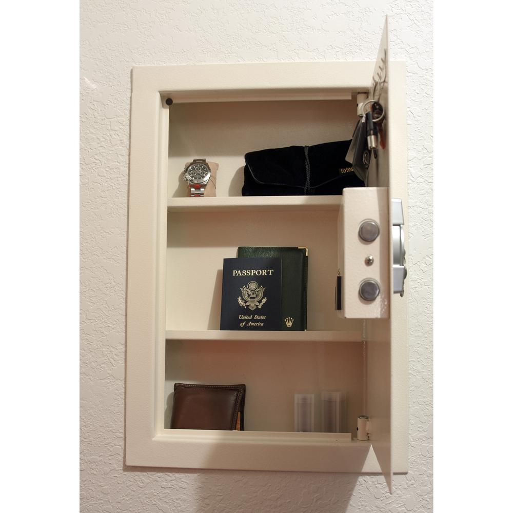 Wall Safe with Electronic Lock - Beige. Picture 5