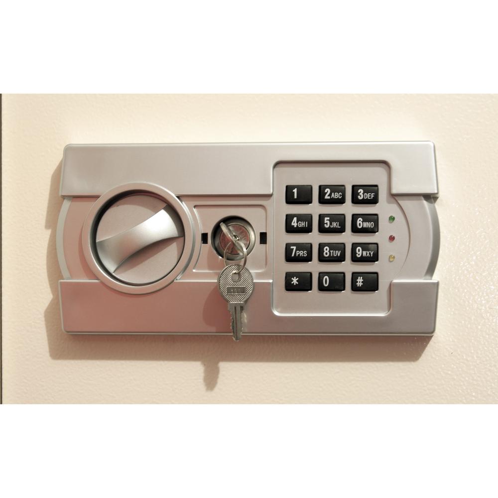 Wall Safe with Electronic Lock - Beige. Picture 7