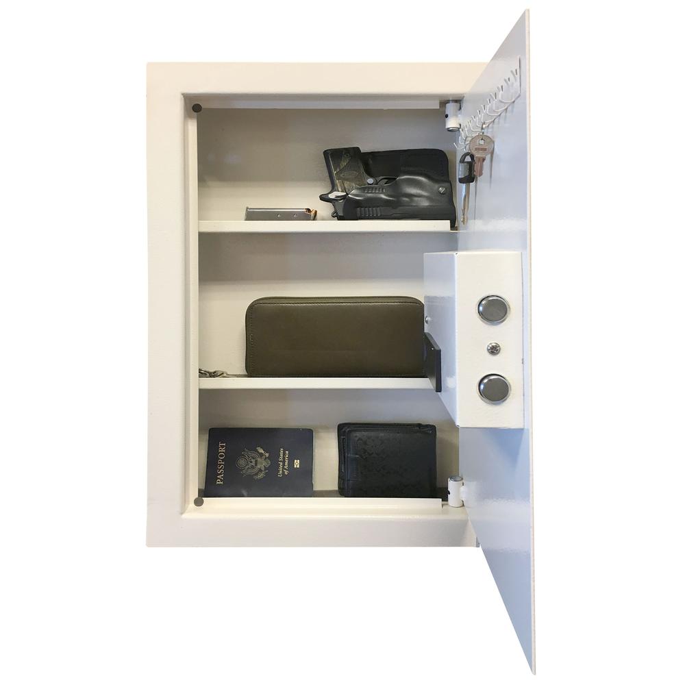 Wall Safe with Electronic Lock - Beige. Picture 2