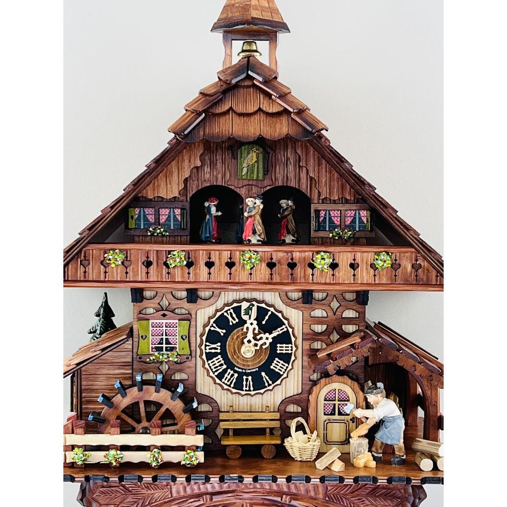 Eight Day Musical Cuckoo Clock Cottage. Picture 3