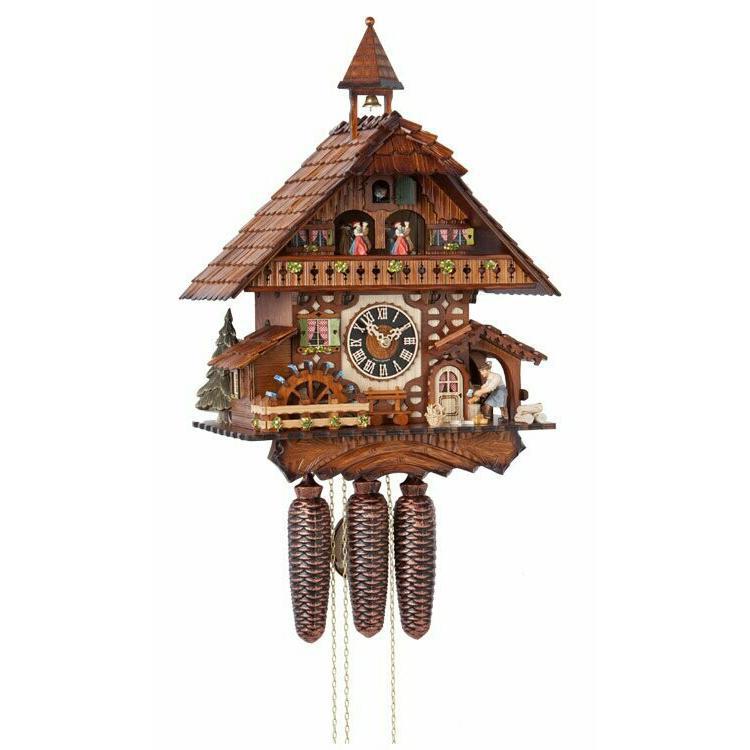 Eight Day Musical Cuckoo Clock Cottage. Picture 5