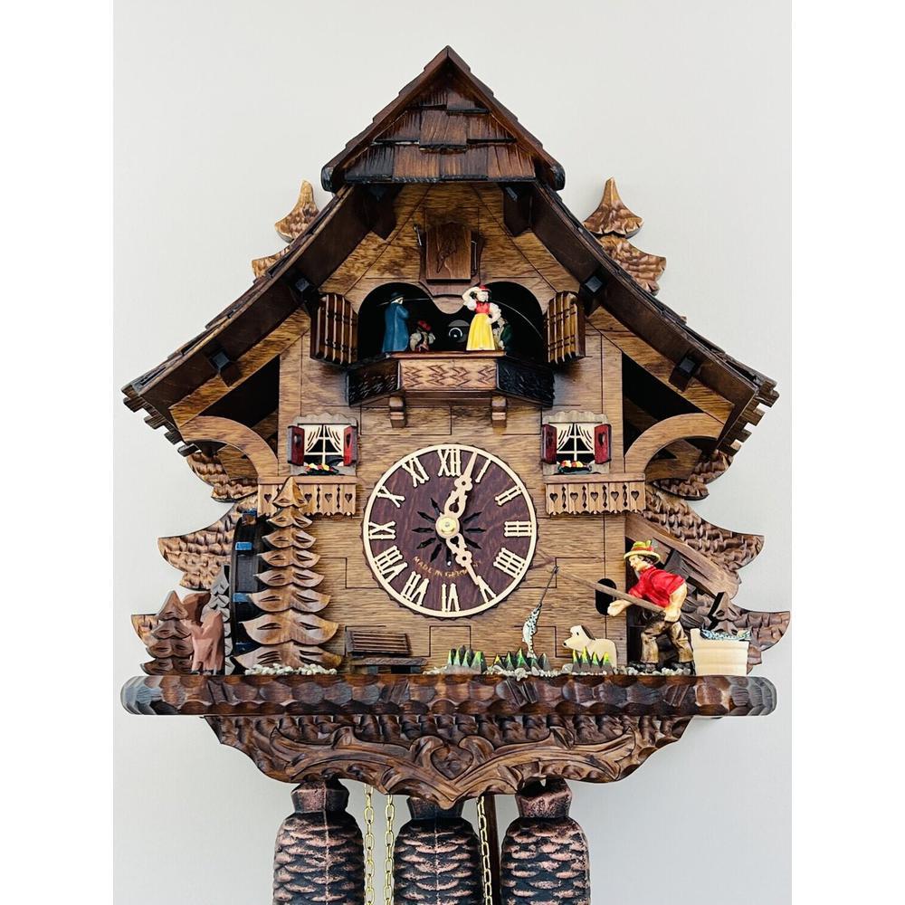 Eight Day Musical Cuckoo Clock Cottage. Picture 3
