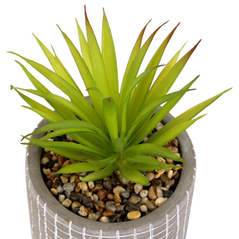 Artificial Agave Succulent Plant Lush Green. Picture 3