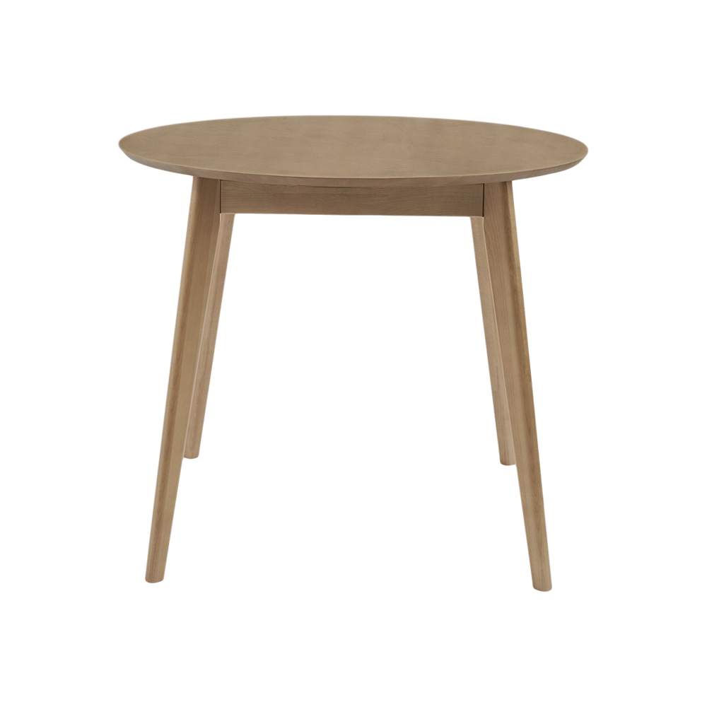 DAIVA CASA Orion 37 inch Round Wooden Dining Table. Picture 2