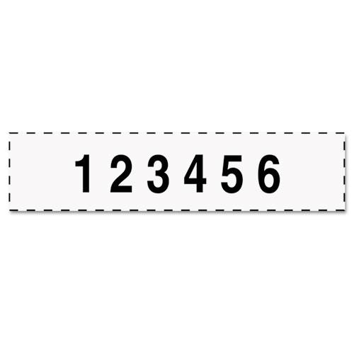 Professional Self-Inking Numberer, Six Bands/Digits, Type Size: 1 1/2, Black. Picture 2