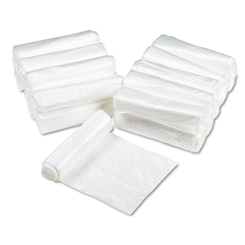 Can Liners, 33 gal, 11 mic, 33" x 40", Natural, 25 Bags/Roll, 20 Rolls/Carton. Picture 2
