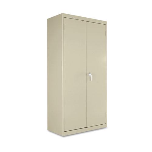 Economy Assembled Storage Cabinet, 36w x 18d x 72h, Putty. Picture 2